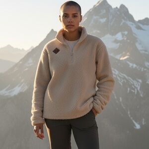 Cozy Cream Sherpa Pullover